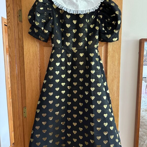 NWT Sister Jane Golden Hearts Midi Dress - Picture 4 of 9
